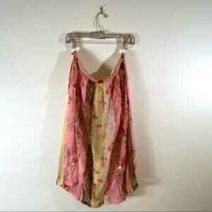 Beams Boy Japanese Fashion Brand Women's BoHo Style Floral Pattern Skirt.